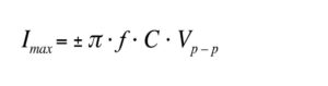 Equation to estimate the supply current
