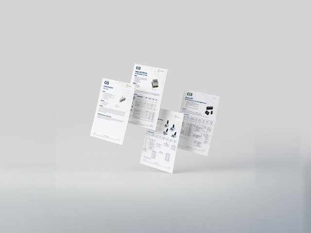 Four document cover images floating on grey background
