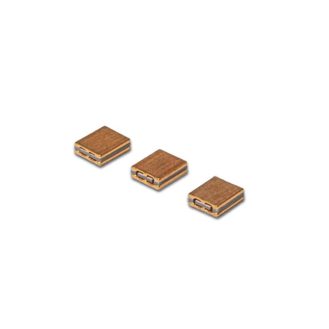 Piezoelectric bimorphs from CTS Corporation on white background