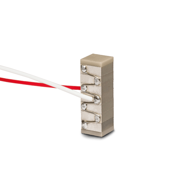 CTS Piezoceramic Multilayer Plate Stack with wires