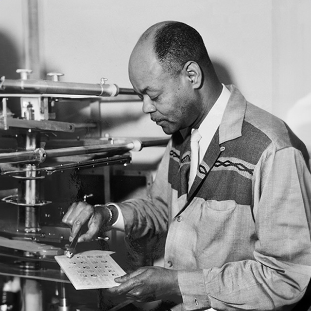 CTS engineer, Otis Boykin, developing cermet