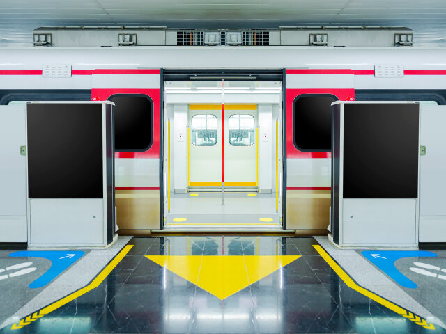 Open train doors