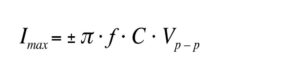Equation to estimate the supply current