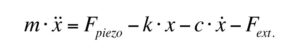 The equation of motion