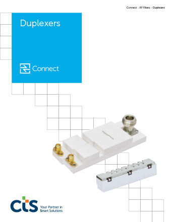 RF Filters - Duplexer Brochure