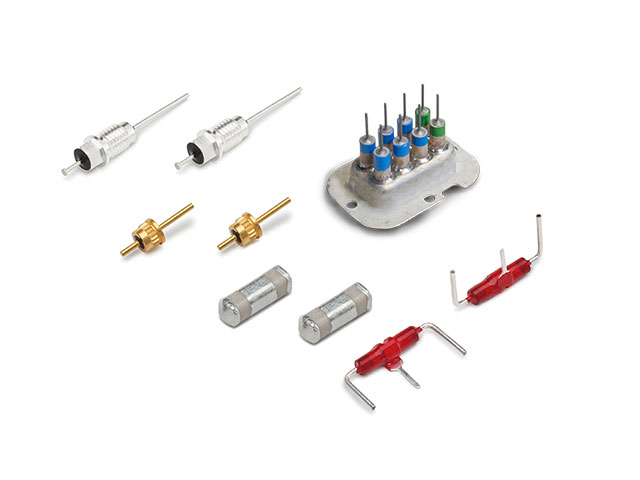 A range of CTS EMI/RFI products on white background