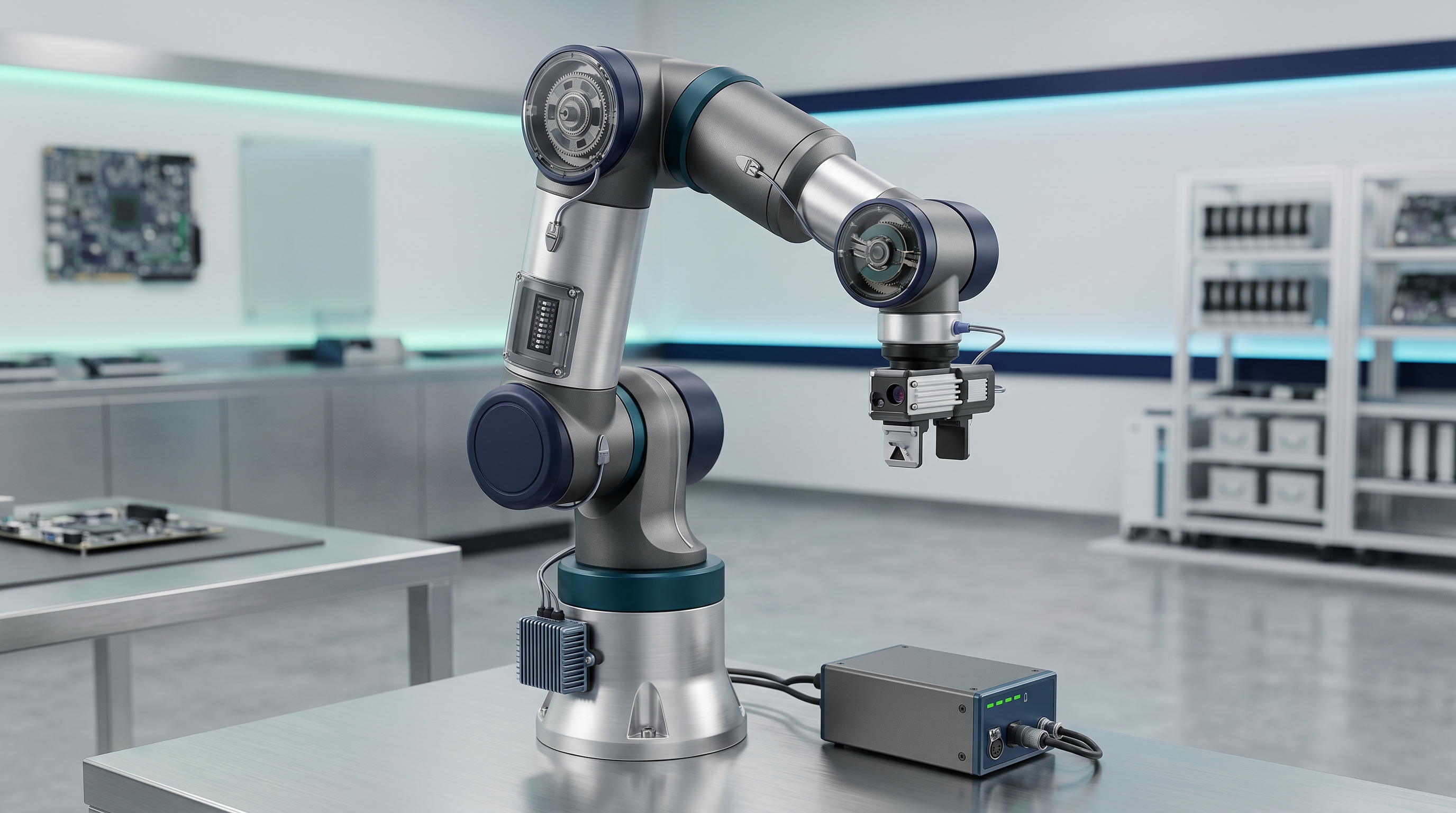Industrial robotic system showing CTS component application areas