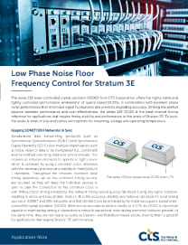 Thumbnail image of the series 139 ocxo app note