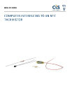 NTC Thermistor Computer Interfacing Tech Brief