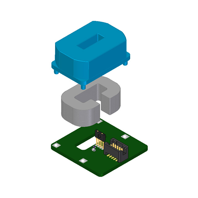 Current sensor exploded view