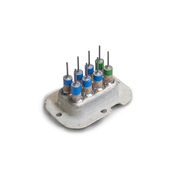 CTS filter assembly on white background