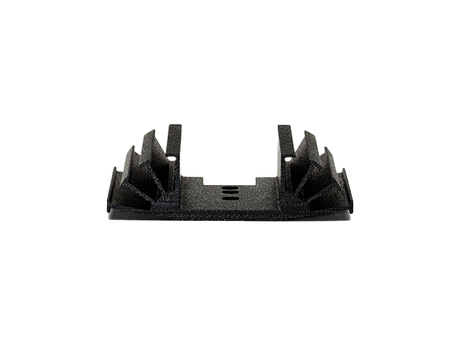 CTS black heatsink 7-345 sitting on a white background