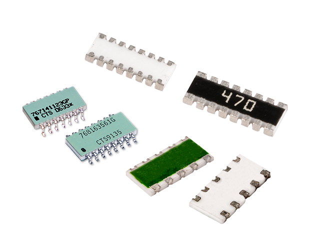 CTS heatsinks and Resistor Networks in an image