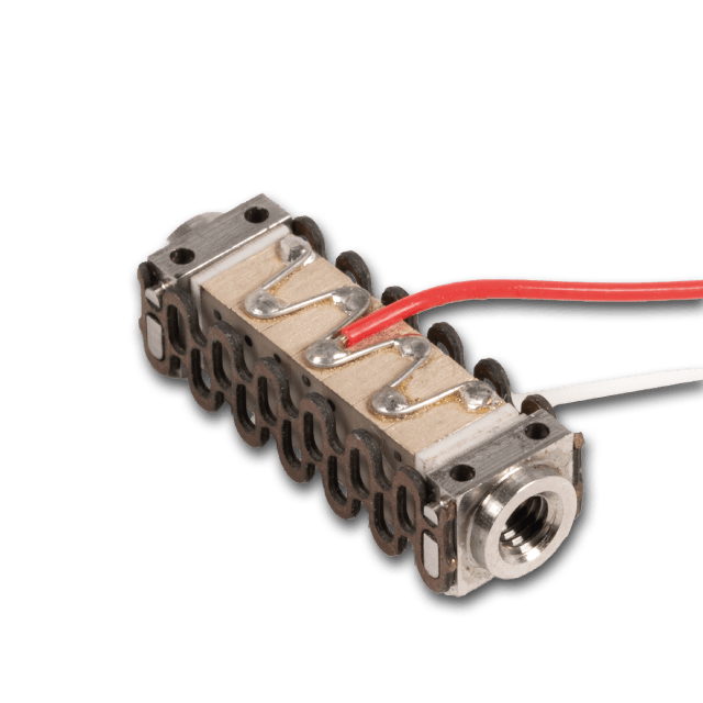 Piezoelectric Multilayer Preloaded Stack with wires