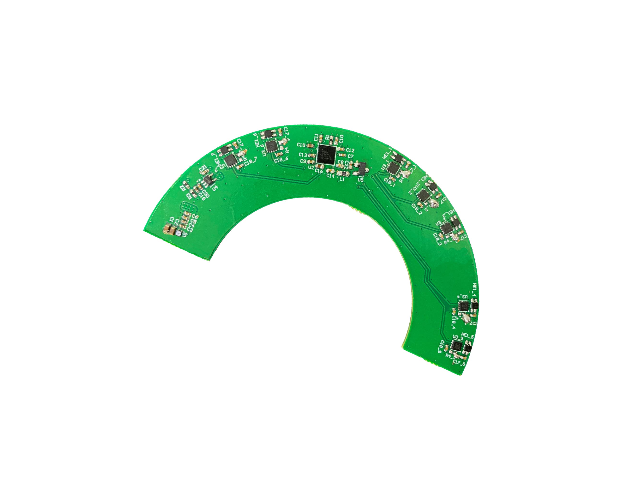 C-shaped COBROS pcb-based sensing module